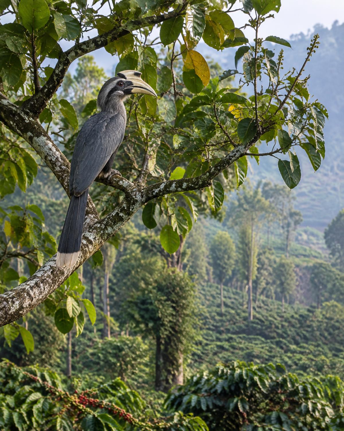 The Trees along a South Coorg estate walk