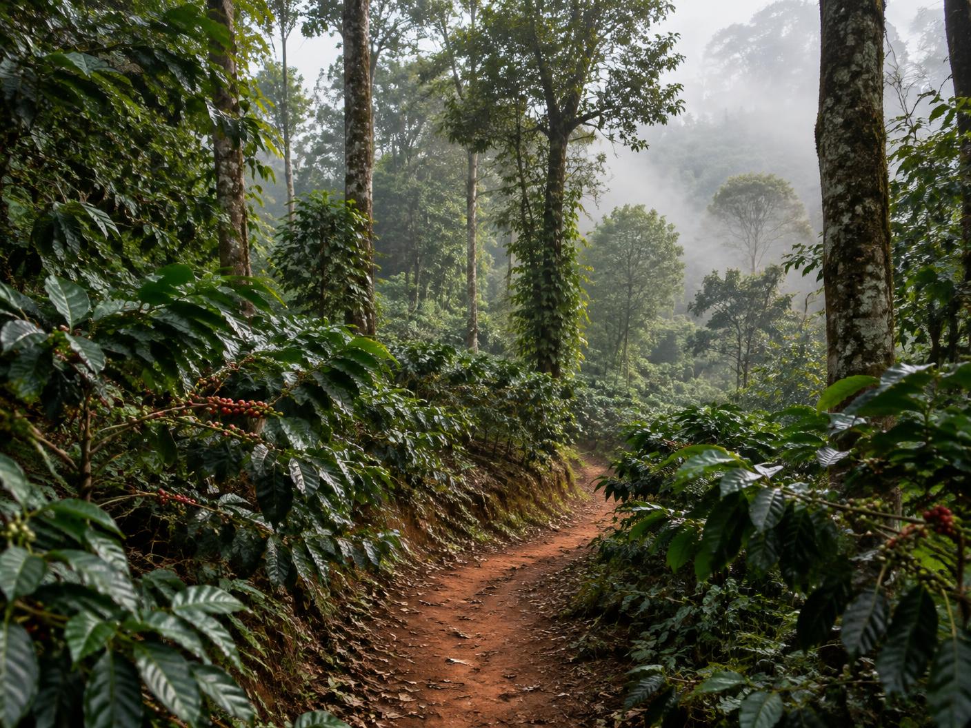 South Coorg landscape representing the journey towards Coorg Golf Links