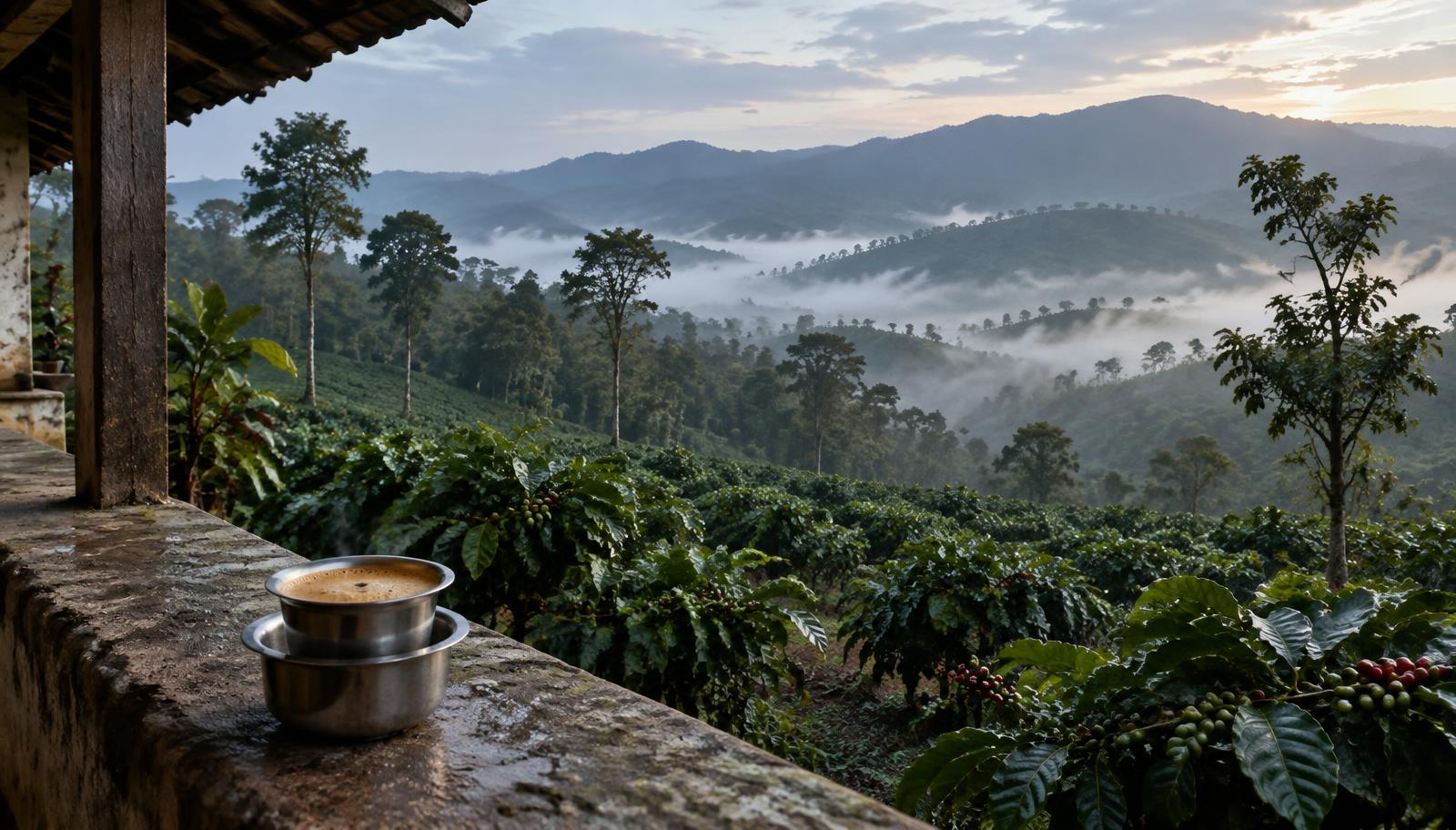 South Coorg landscape representing the journey towards Kunda Betta